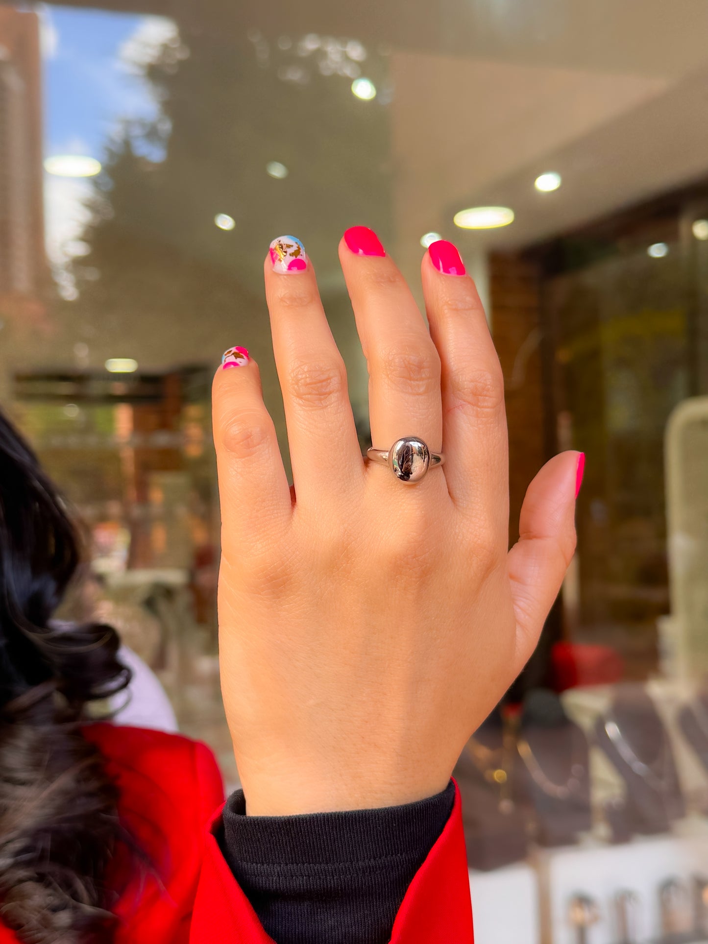 Anillo chunky ovalo
