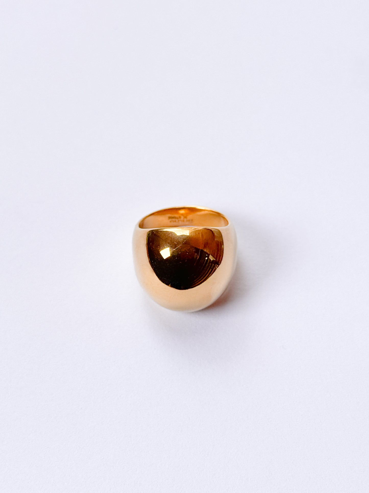 Anillo chunky circulo grande