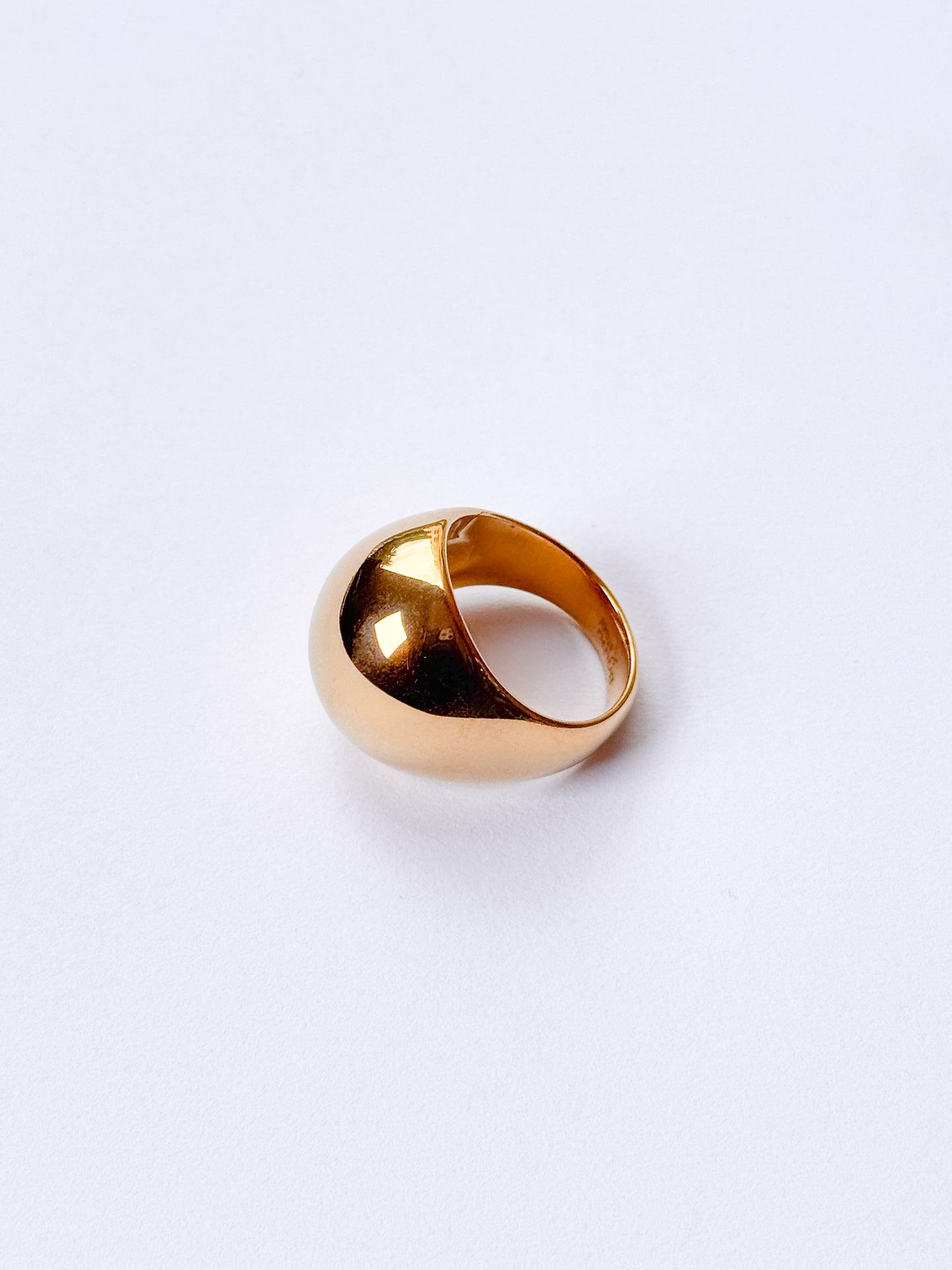 Anillo chunky circulo grande