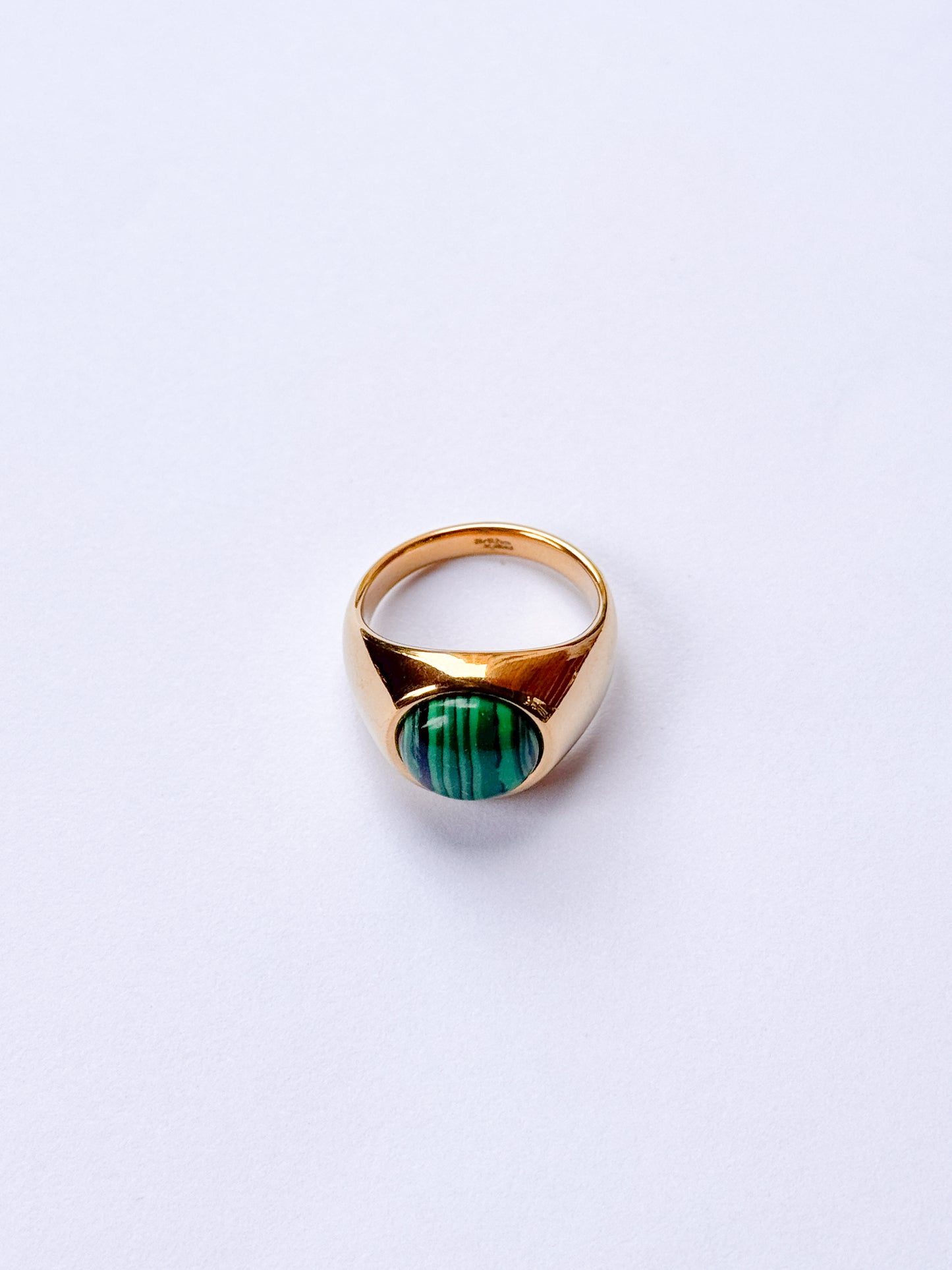 Anillo selva dorada