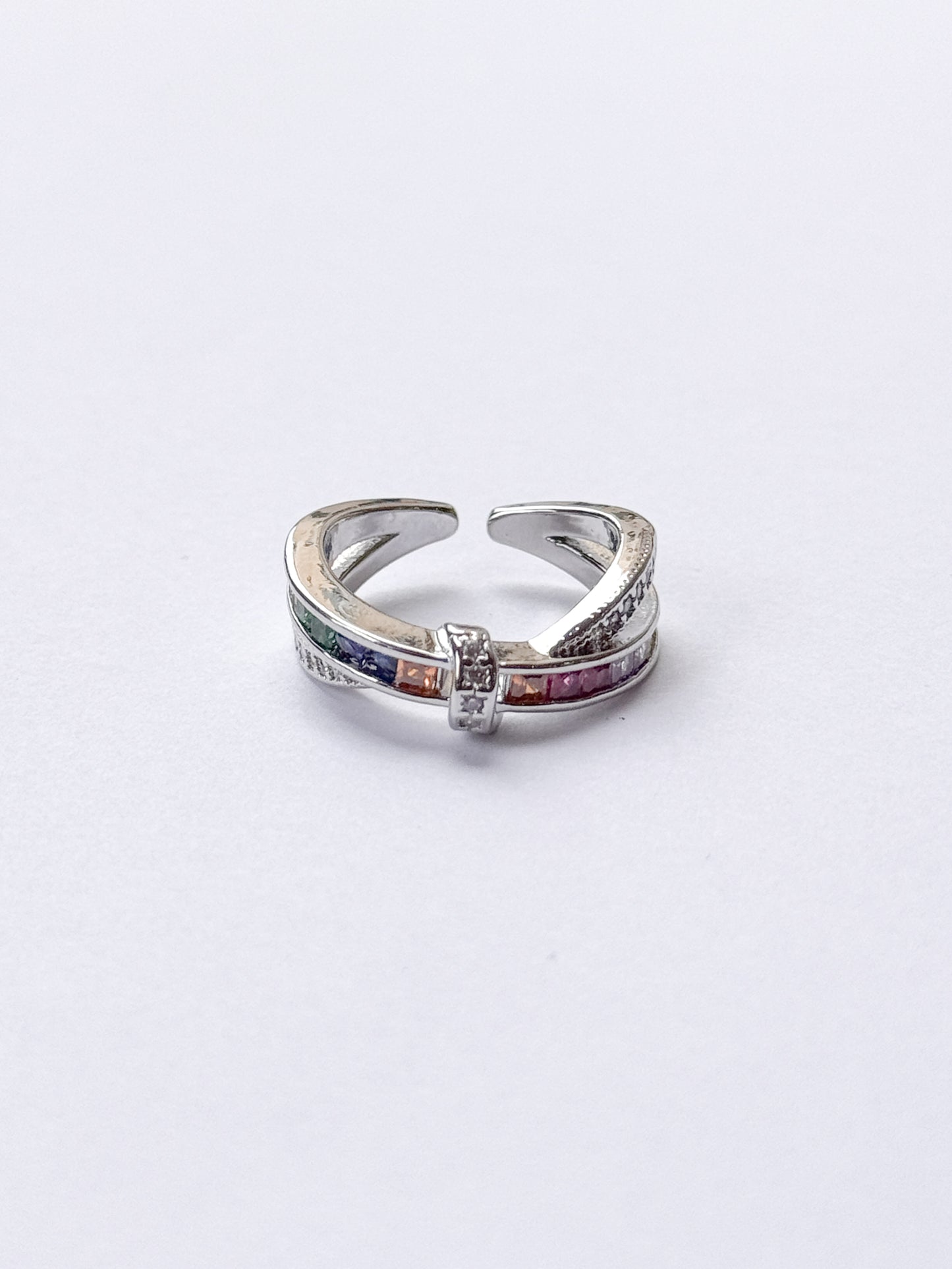Anillo prisma de colores