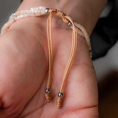 Pulsera 3 cuerdas con dije de estrella