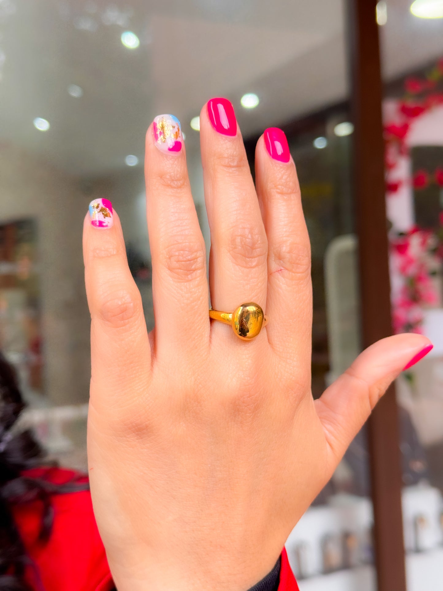 Anillo chunky ovalo