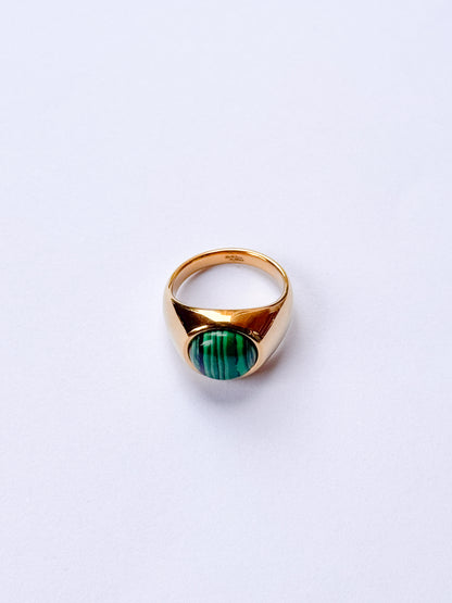 Anillo selva dorada